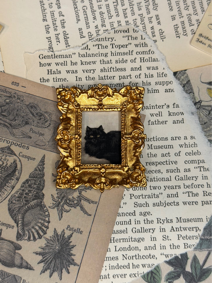 Mini Black Cat #3 Magnet