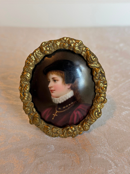 Portrait Painting on Porcelain