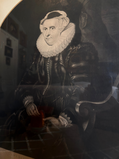 Lady Sitting In A Chair Print