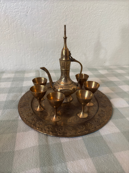 Brass Tea Set