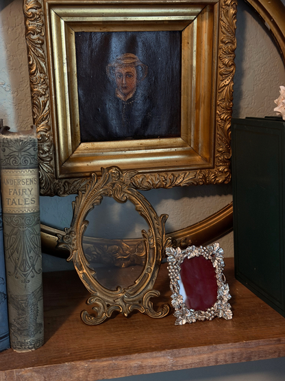 Mini Silver Metal Tabletop Frame
