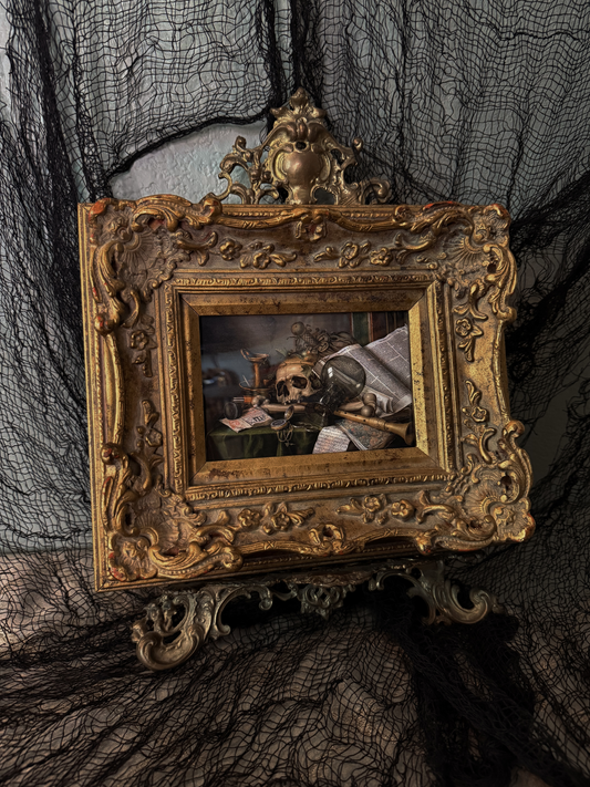 Framed Vanitas Skull Life Giclee Print