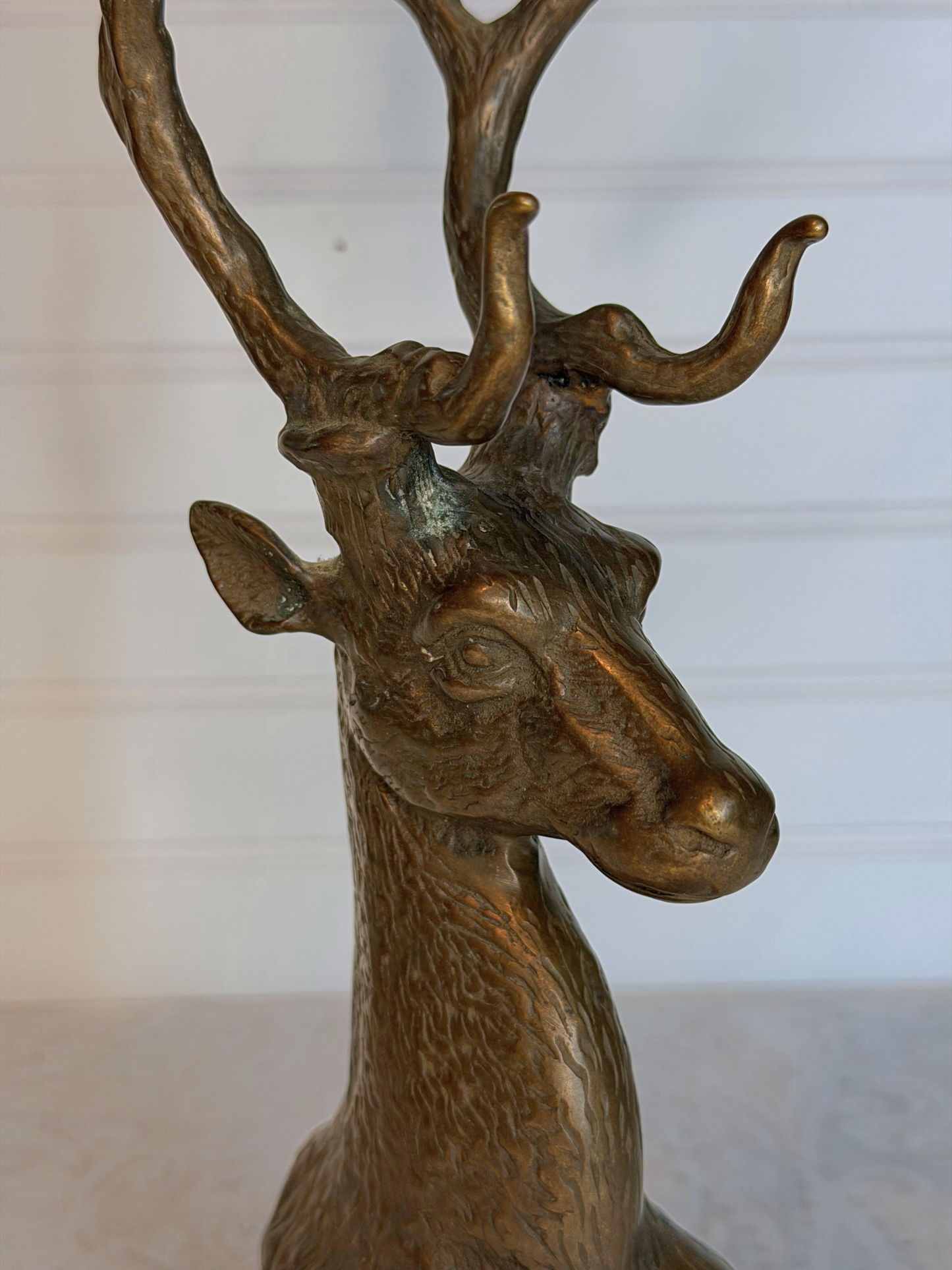 Bronze Deer Candelabra