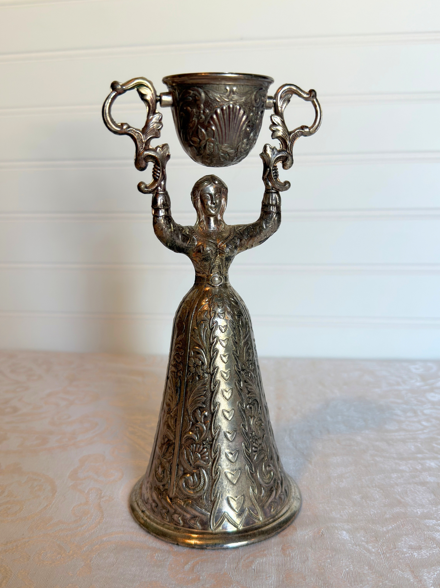 Silver-Plated German Wedding Goblets