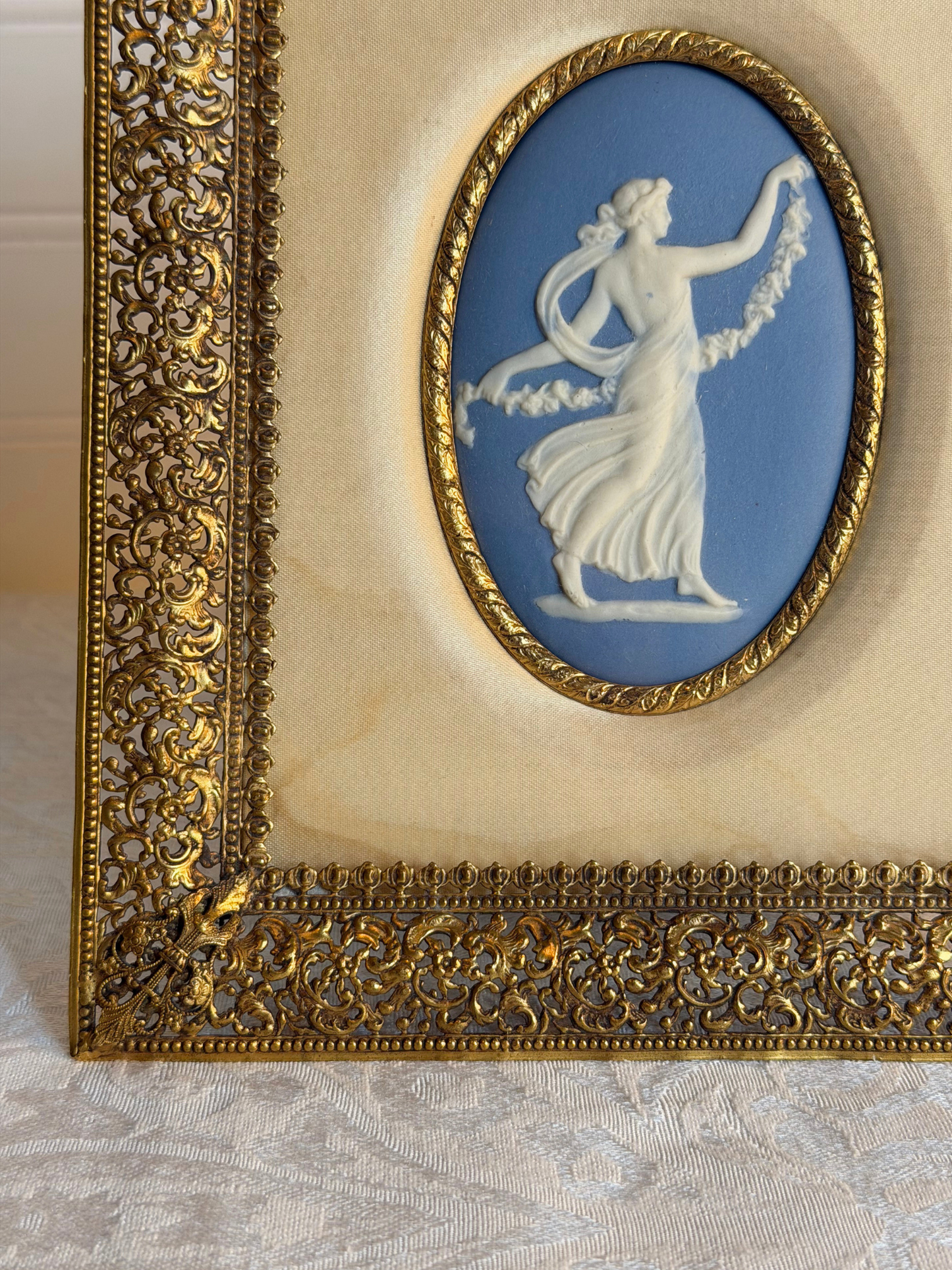 Small Framed Wedgwood Dancing Hour Plaque