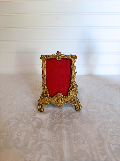 Gold Metal Italian Frame