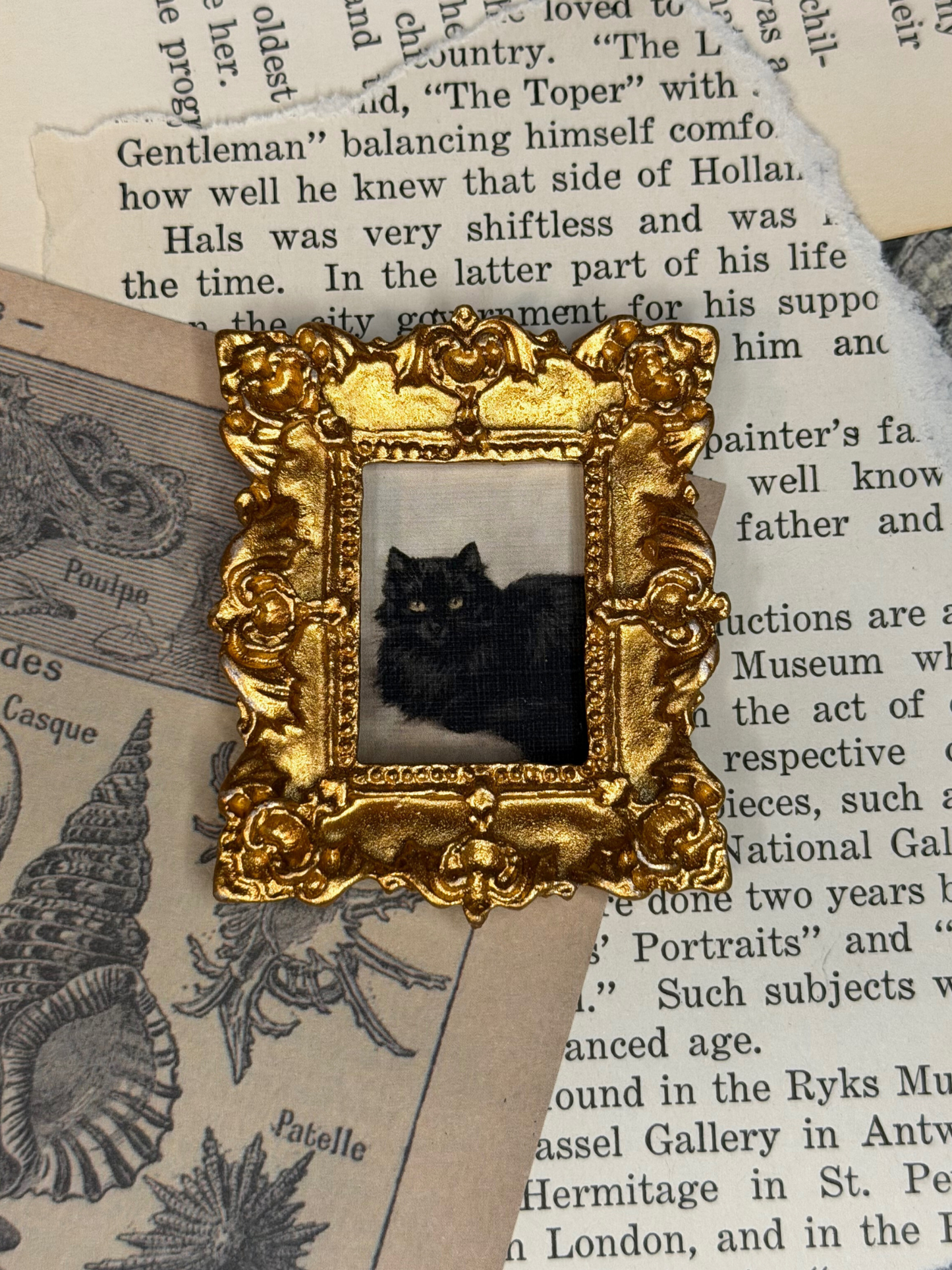 Mini Black Cat #3 Magnet