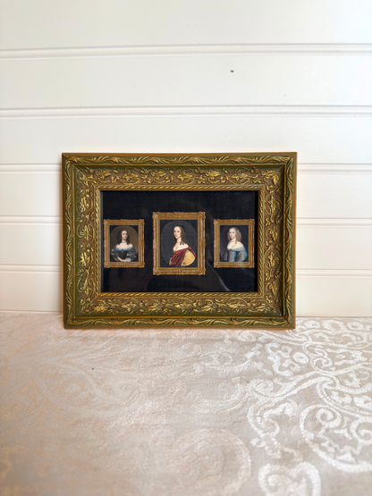 Framed Ladies Portraits Print