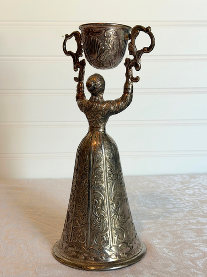 Silver-Plated German Wedding Goblets