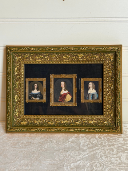 Framed Ladies Portraits Print