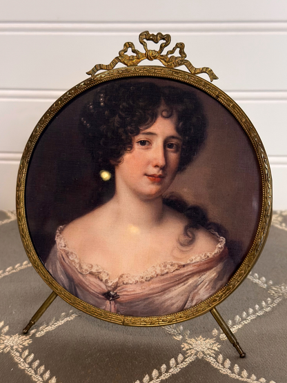 Framed Portrait of Maria Mancini Print