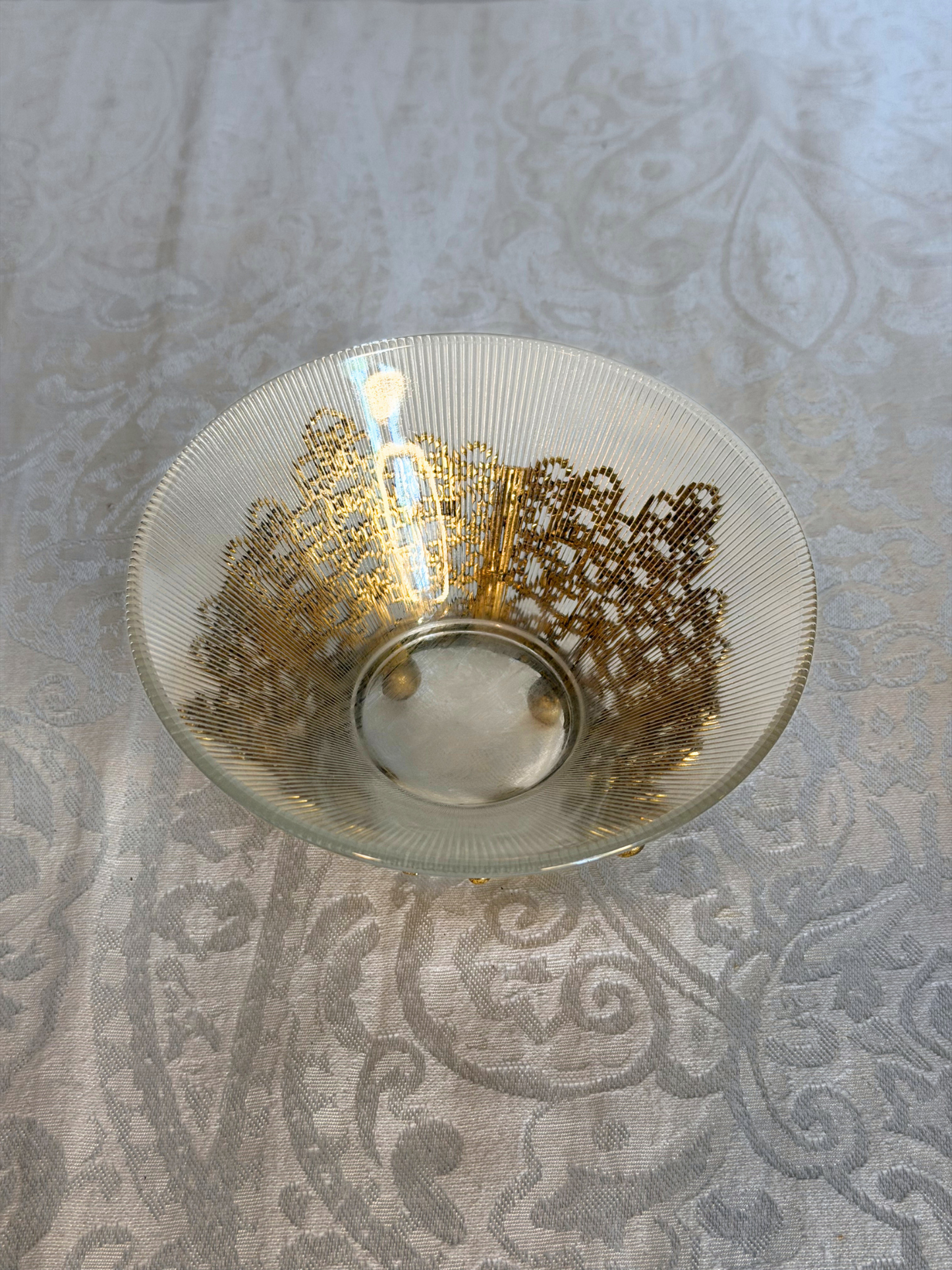Ormolu & Glass Trinket Dish