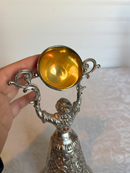Silver-Plated German Wedding Goblets