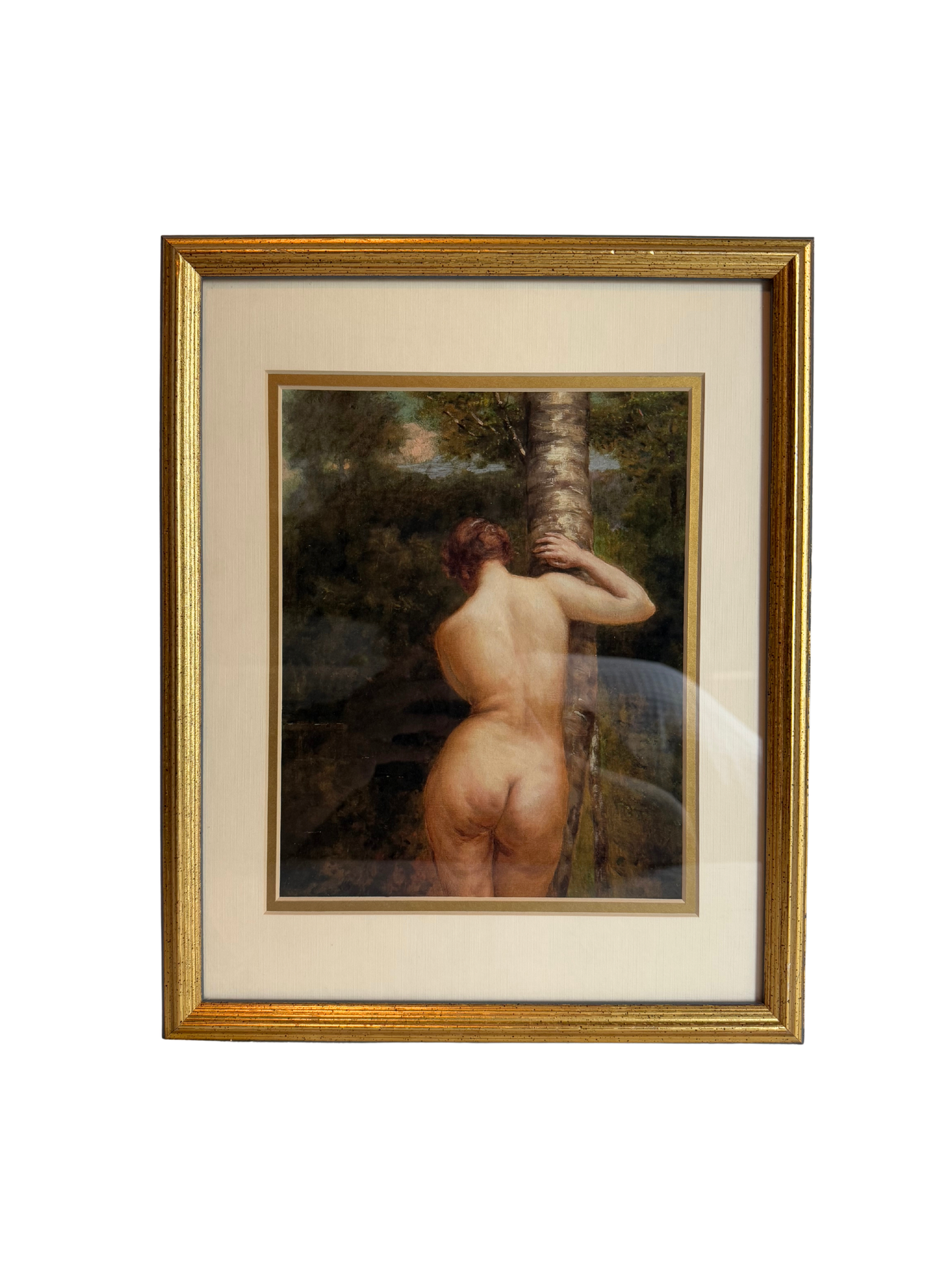Female Nude Framed Giclee Print