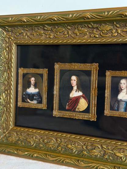 Framed Ladies Portraits Print