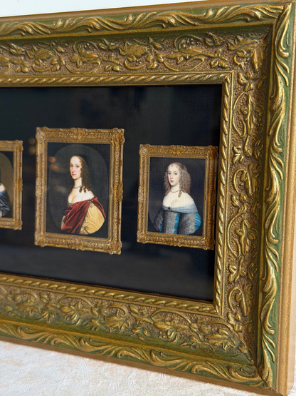 Framed Ladies Portraits Print