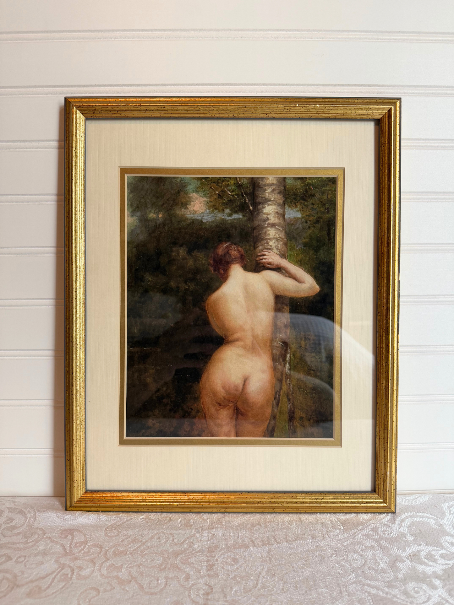 Female Nude Framed Giclee Print