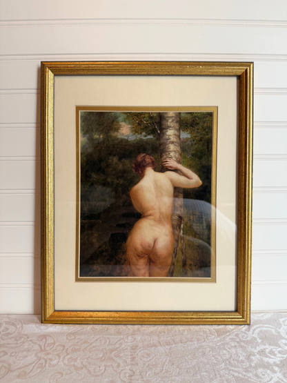 Female Nude Framed Giclee Print