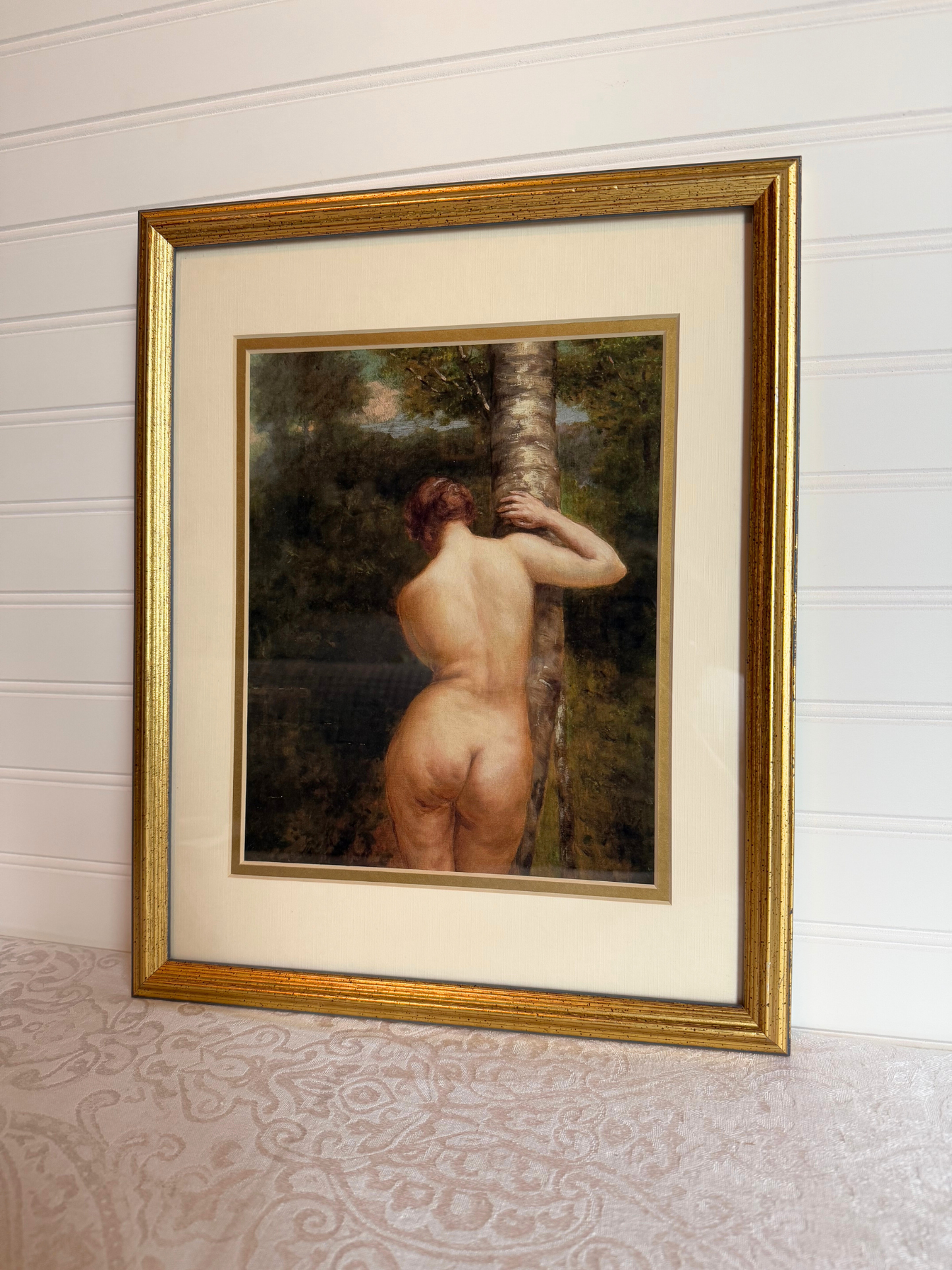 Female Nude Framed Giclee Print
