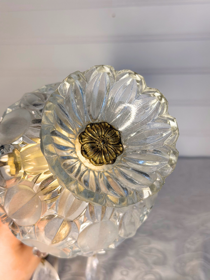 Italian Crystal & Marble Lamp