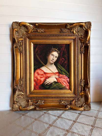 Framed Saint Catherine Giclee Print