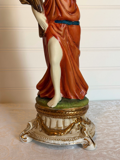 Neoclassical Porcelain Statue