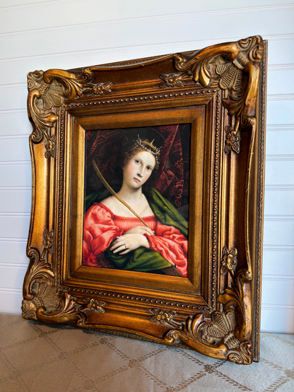 Framed Saint Catherine Giclee Print