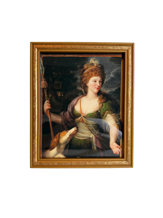 Lady as Diana Framed Giclee Print