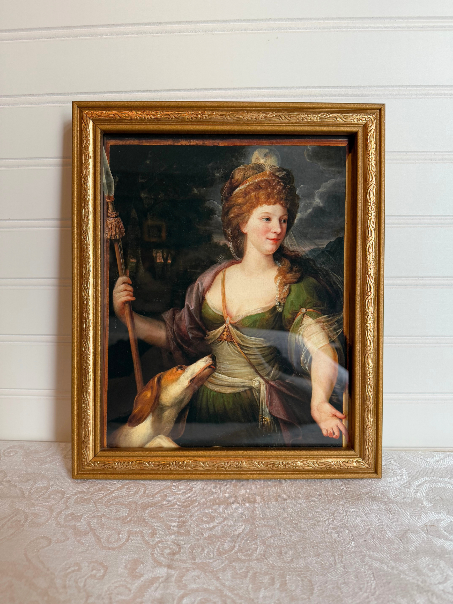 Lady as Diana Framed Giclee Print