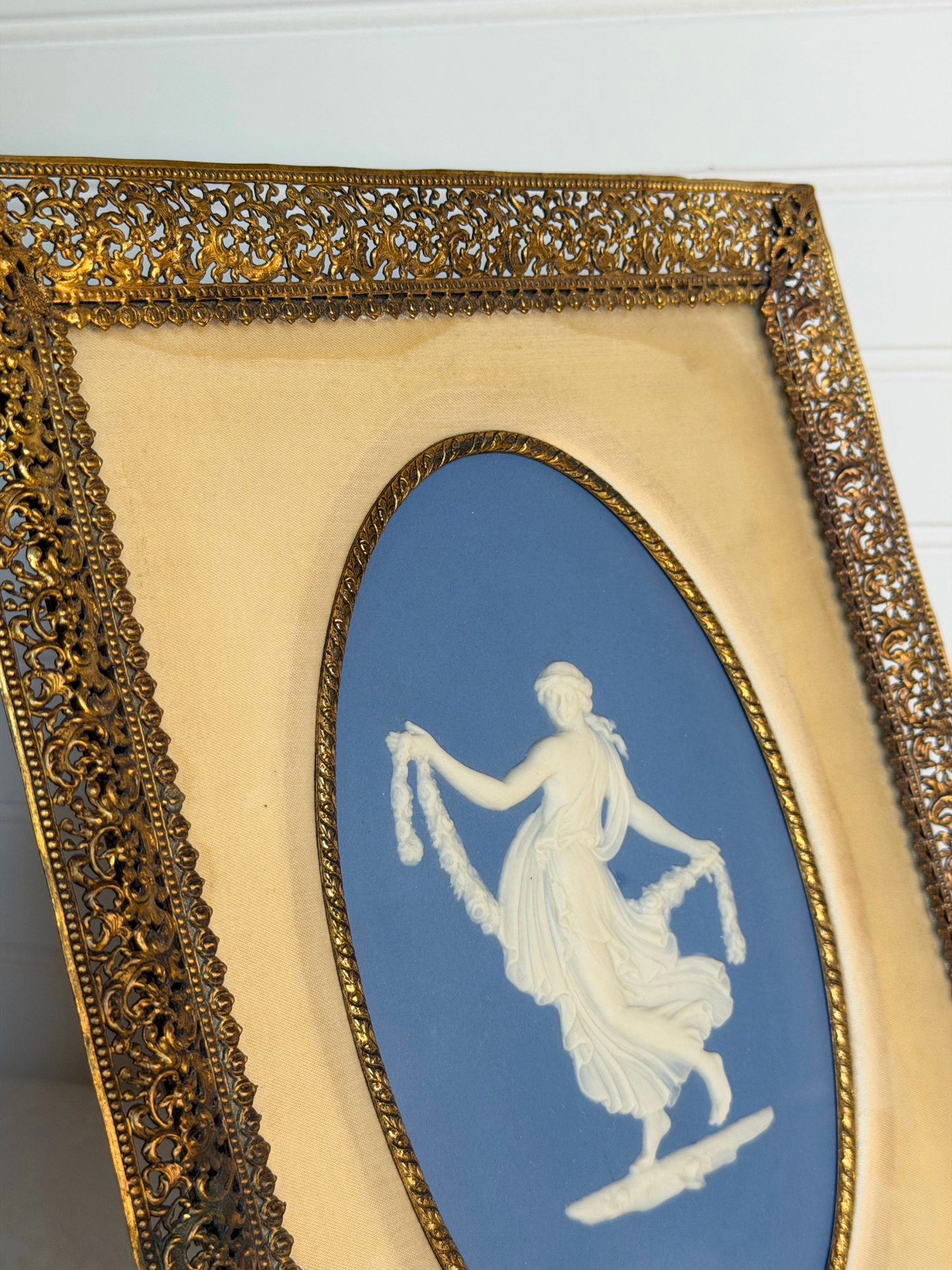 Large Framed Wedgwood Dancing Hour Plaque
