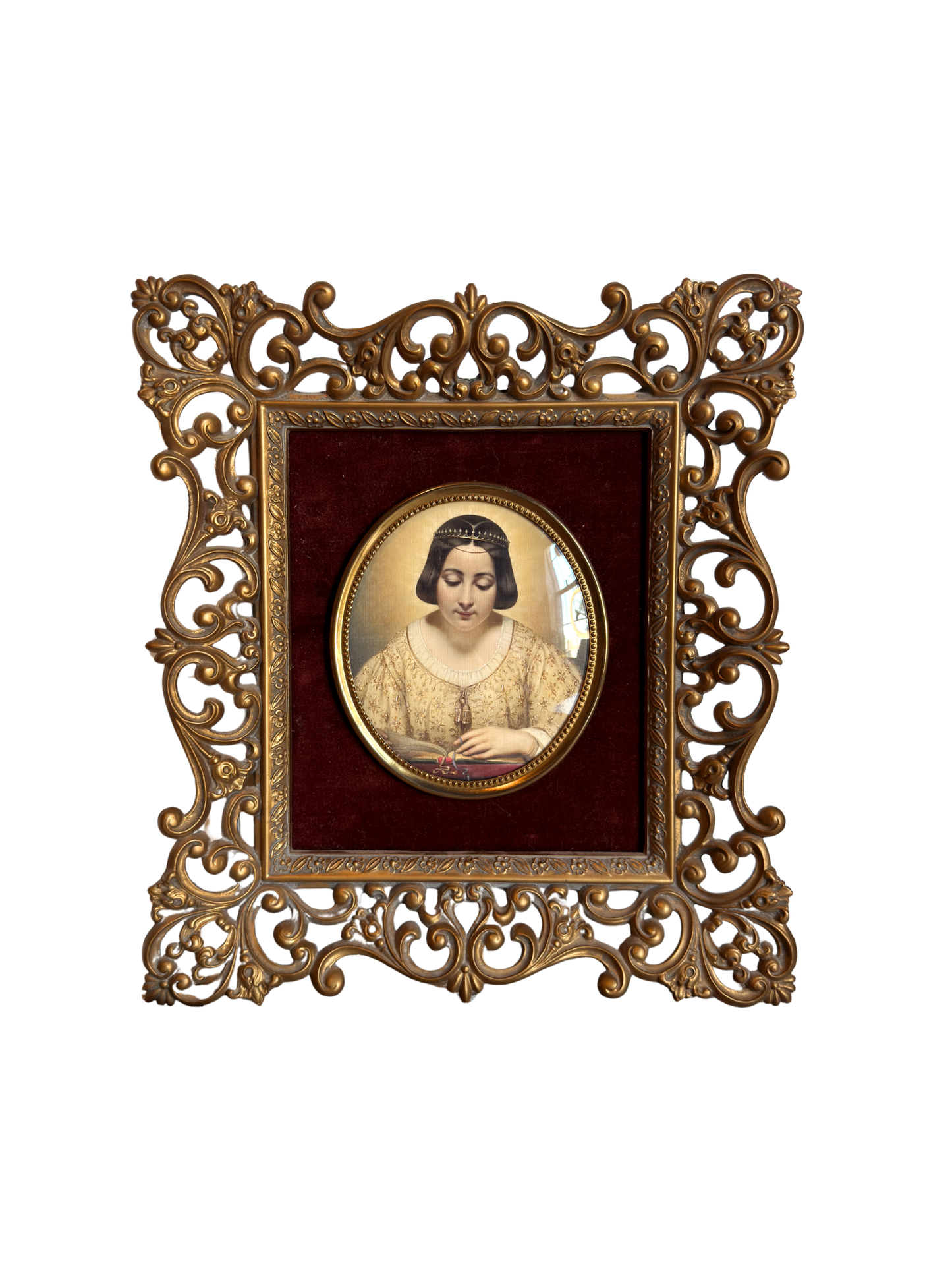 Framed Countess de Pages Print