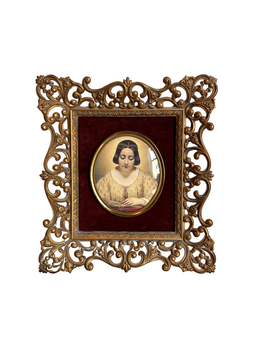 Framed Countess de Pages Print