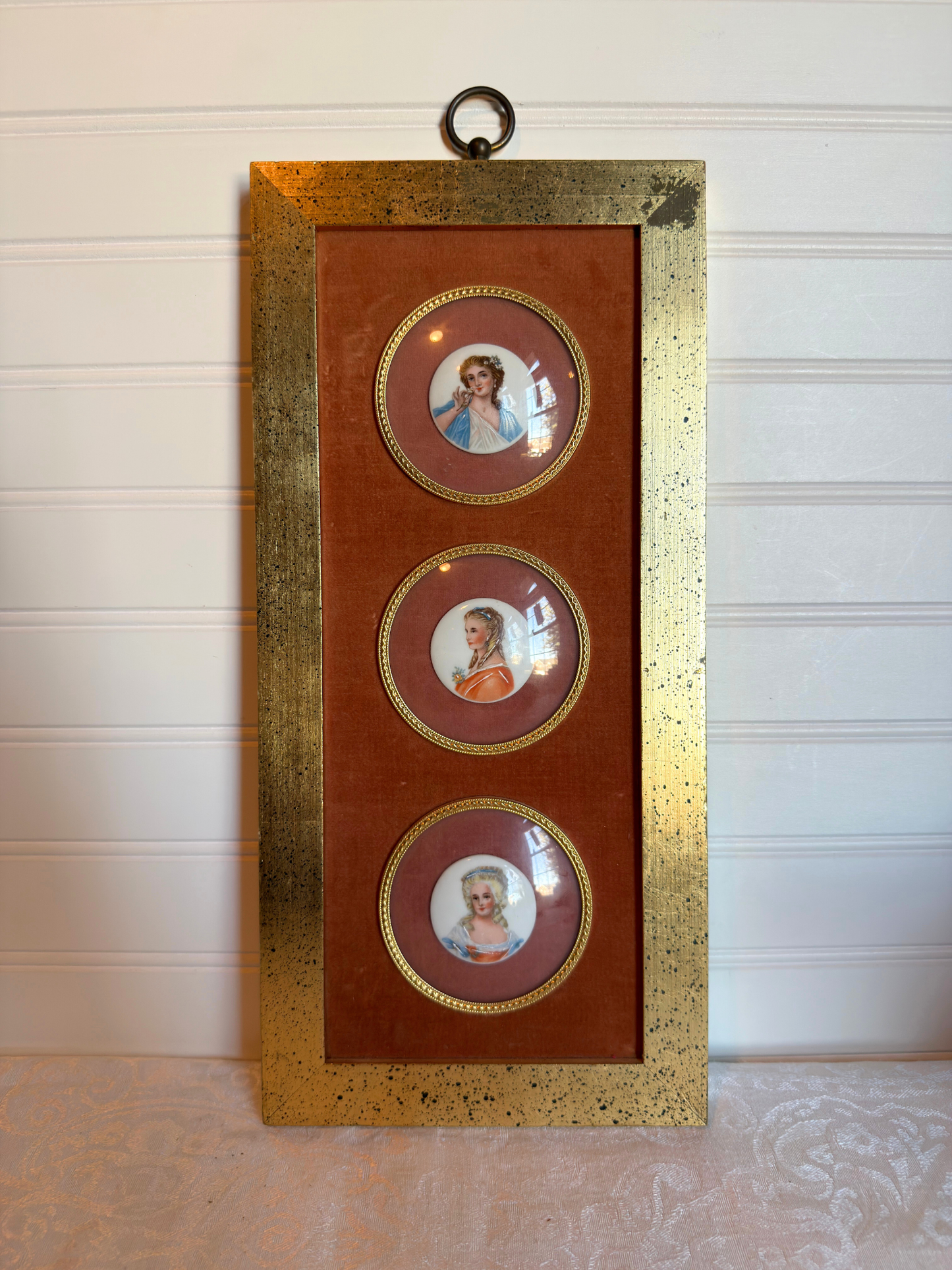 3 Portraits: Framed Enhanced Prints on Porcelain #2