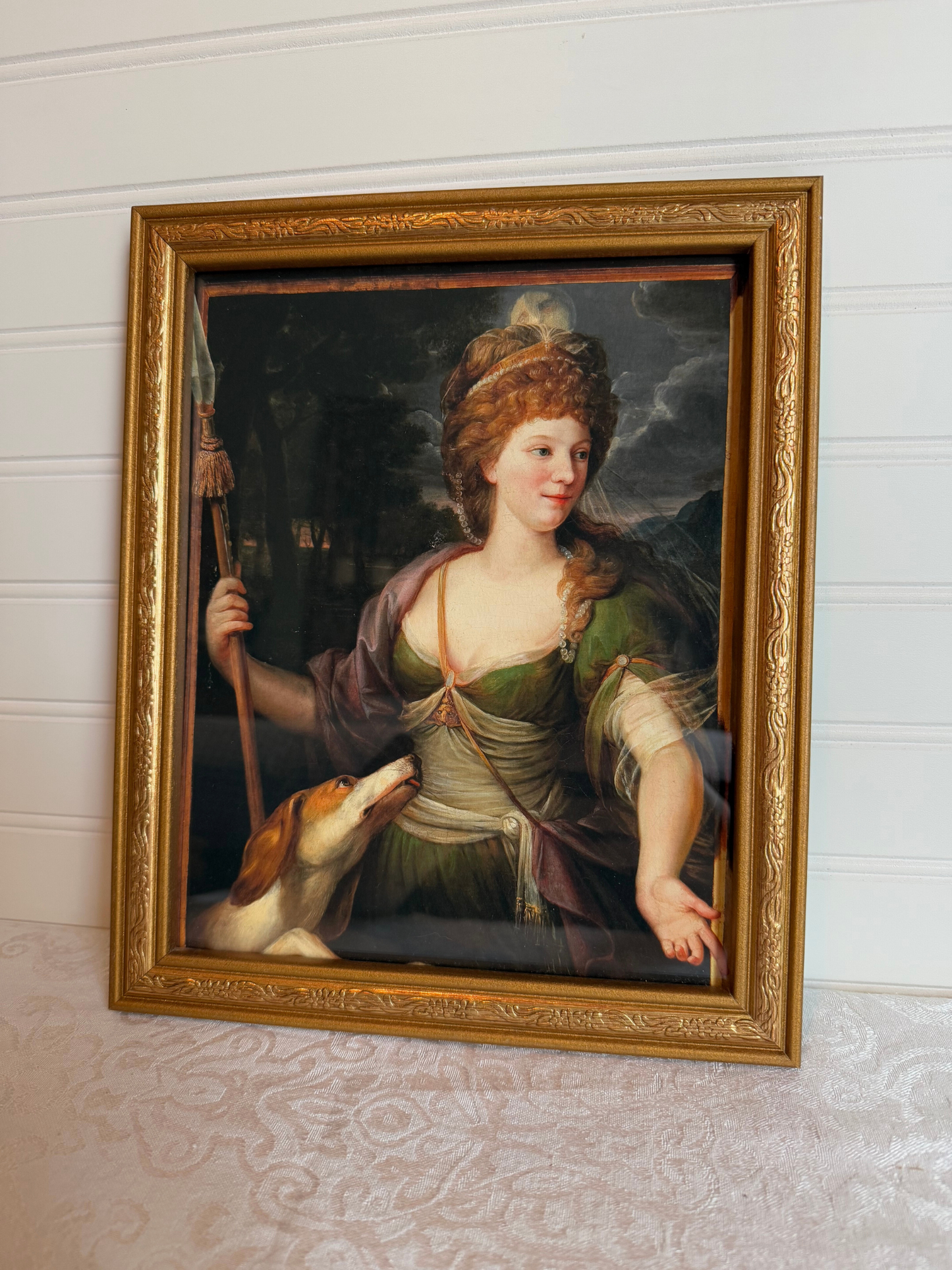 Lady as Diana Framed Giclee Print