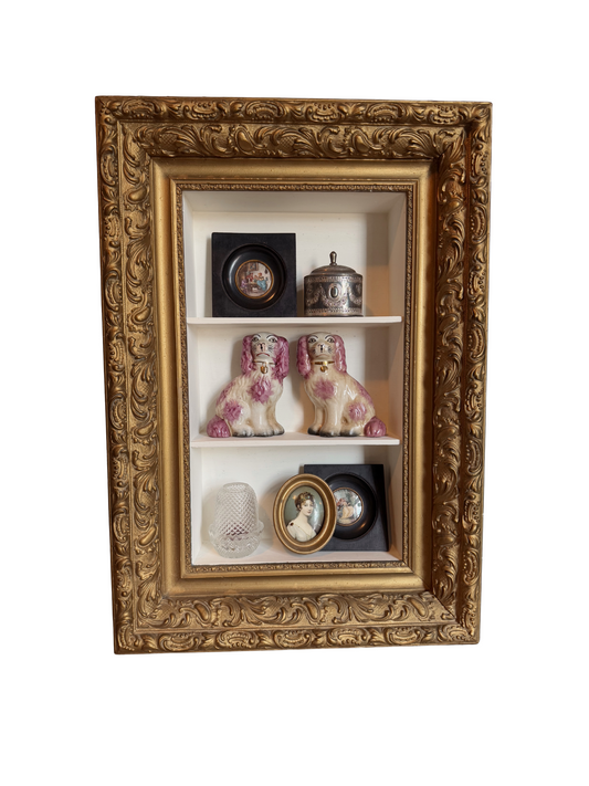 Antique Frame Wall Shelf