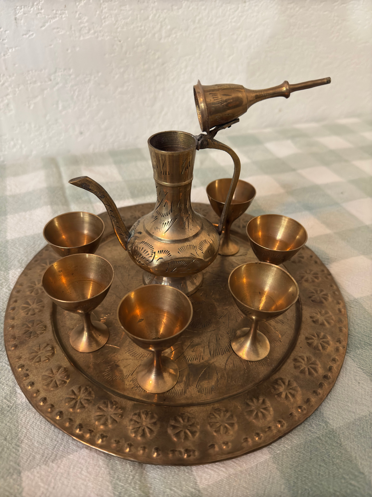 Brass Tea Set