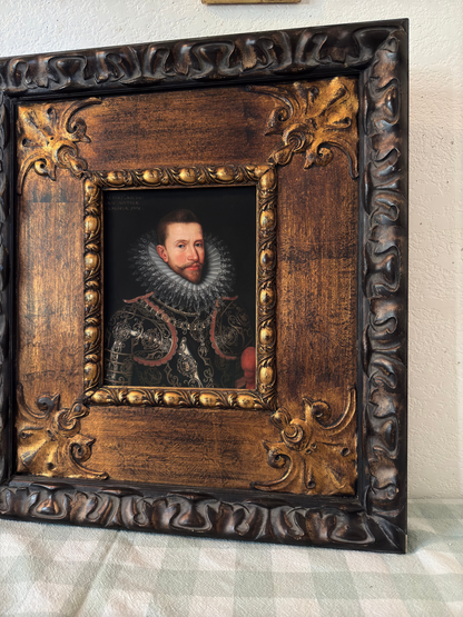 Heavy Ornate Frame with Portrait of Archduke Albert of Austria Giclee Print