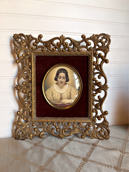 Framed Countess de Pages Print
