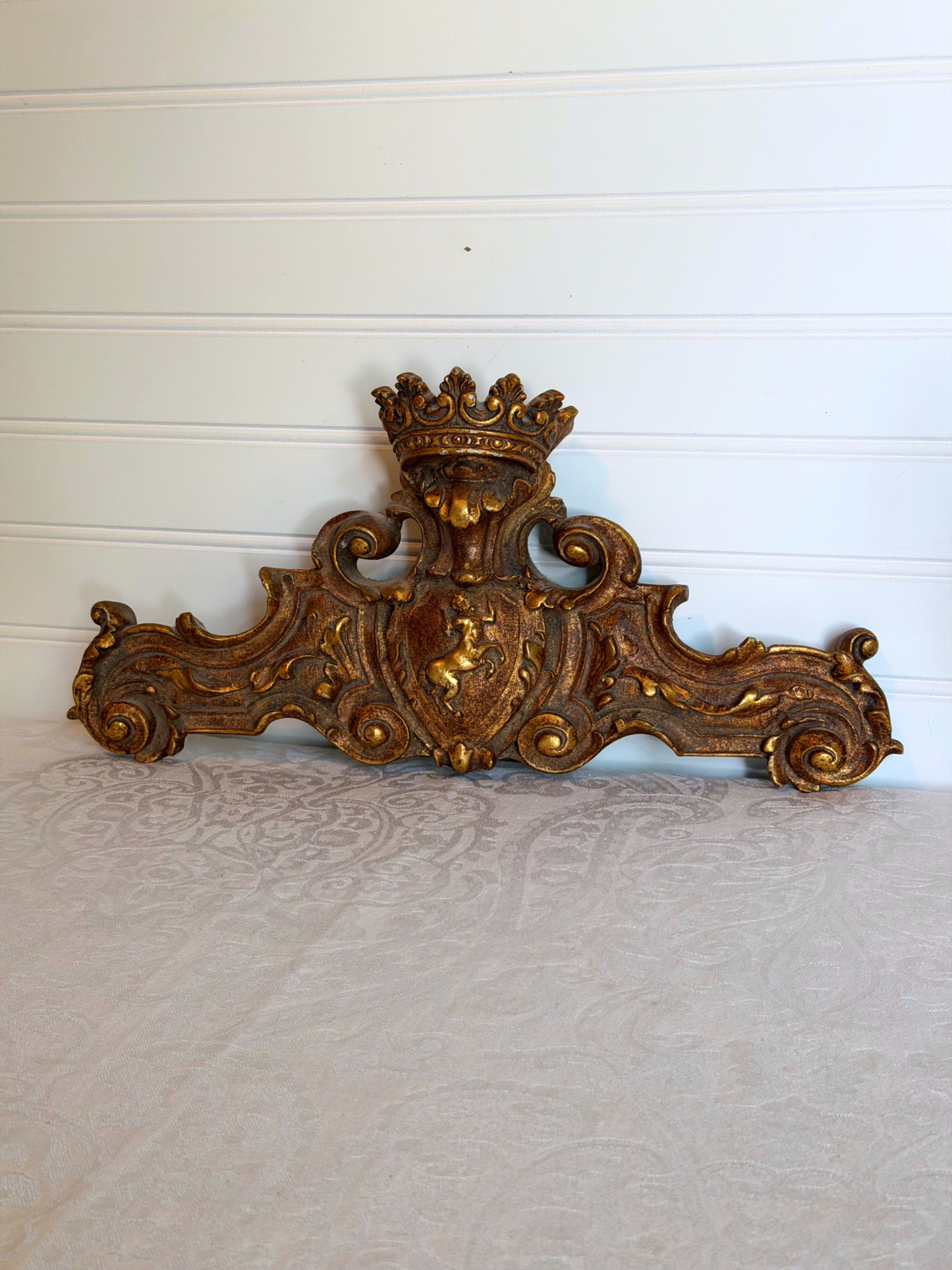 Crown & Centaur Wall Pediment