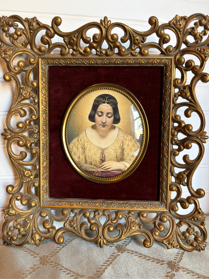 Framed Countess de Pages Print