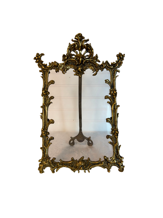 Gold Cast Iron Victorian Picture Frame