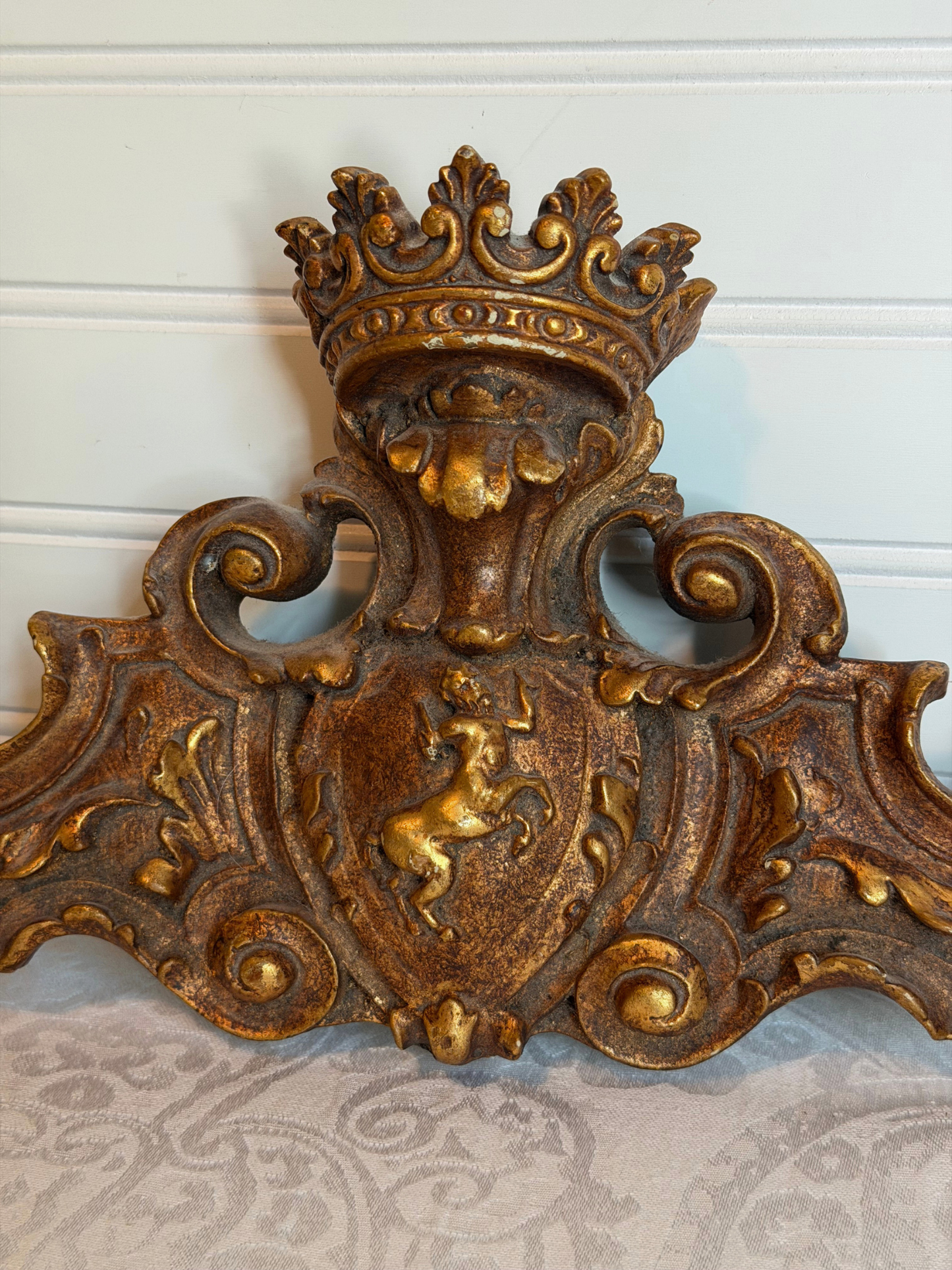 Crown & Centaur Wall Pediment