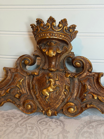 Crown & Centaur Wall Pediment