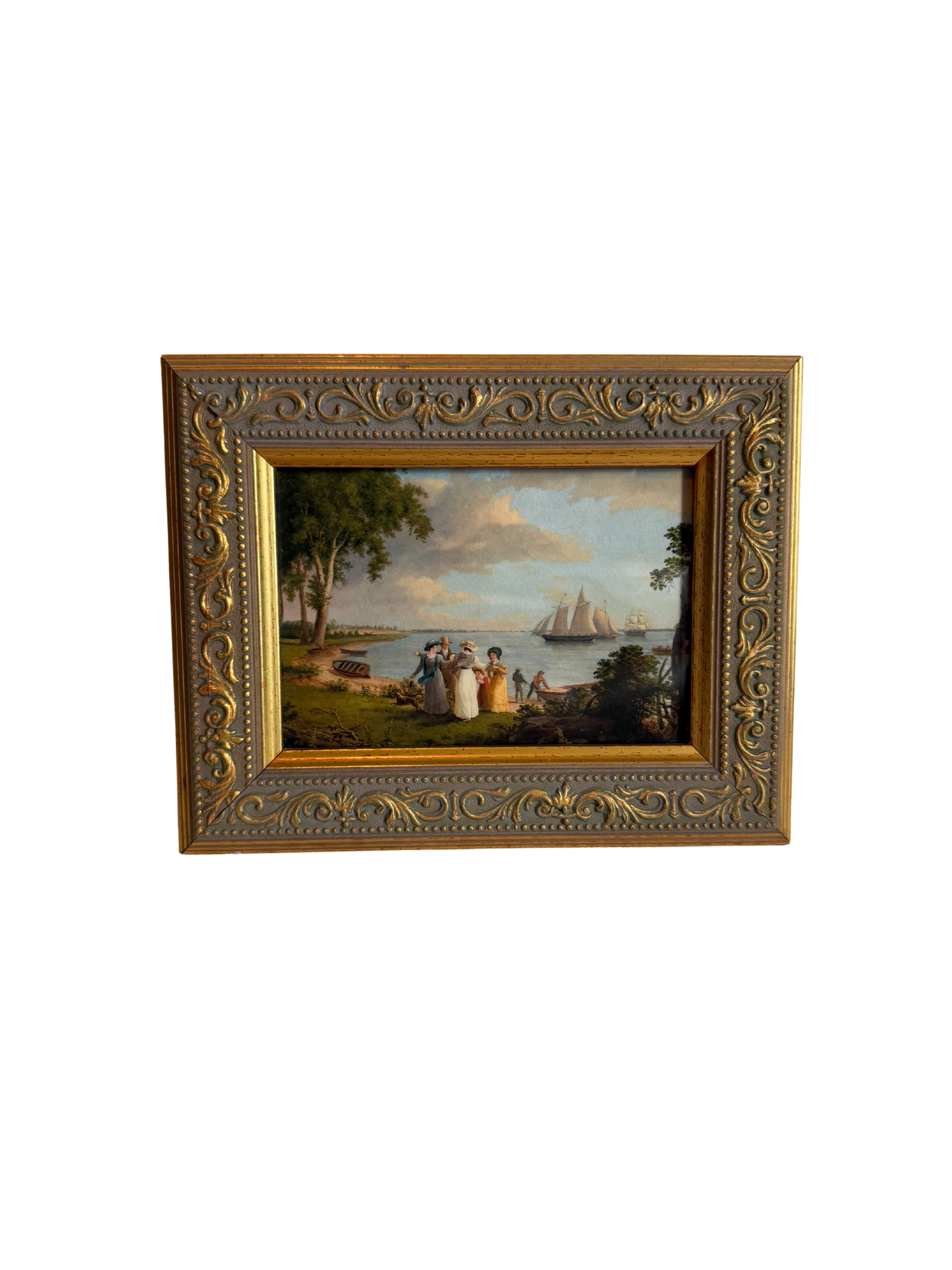 View of Delaware Framed Giclee Print
