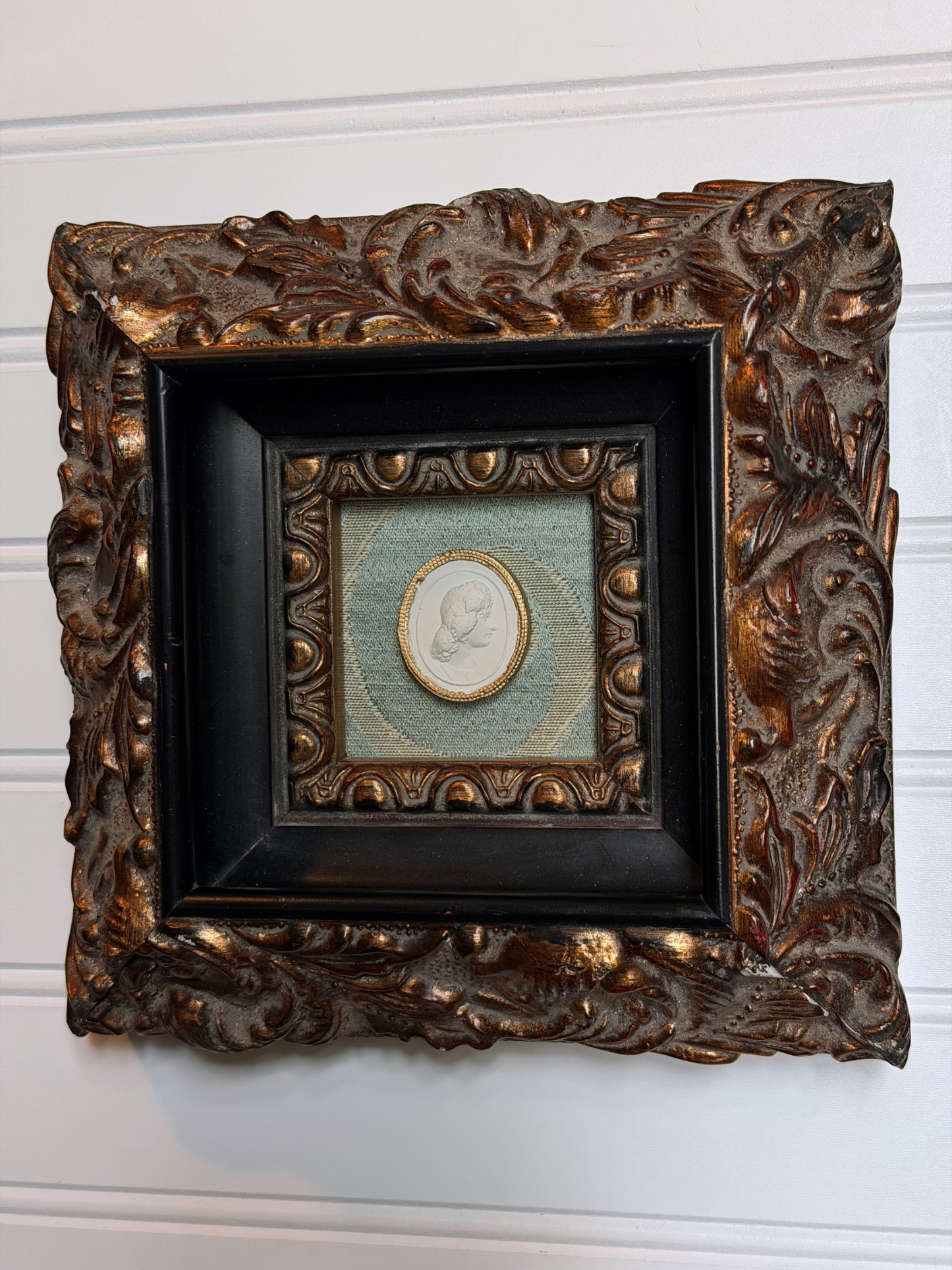 Framed Goddess Melpomene Intaglio