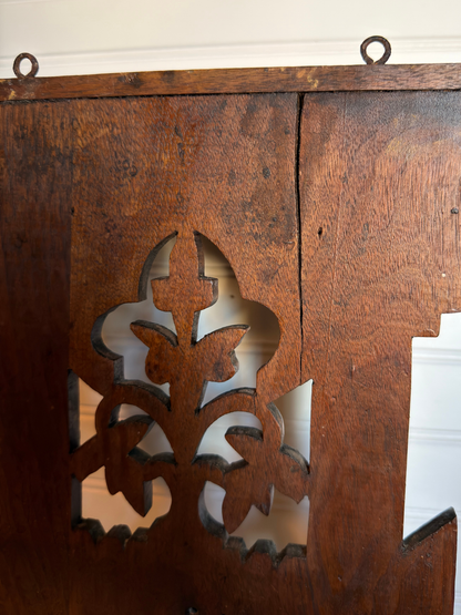 Eastlake Carved Wood Wall Shelf