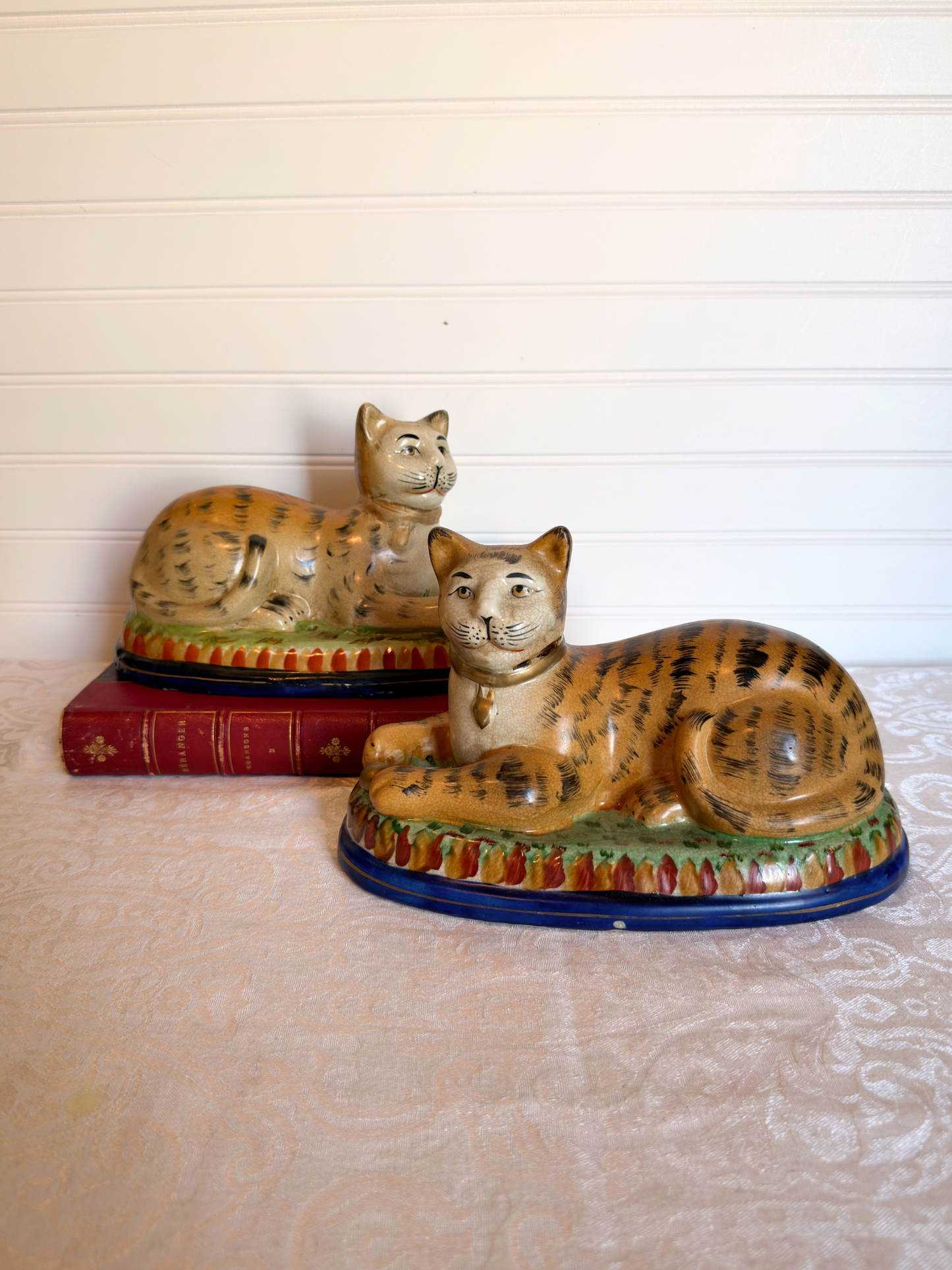 Staffordshire Style Cats