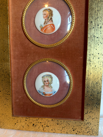 3 Portraits: Framed Enhanced Prints on Porcelain #2