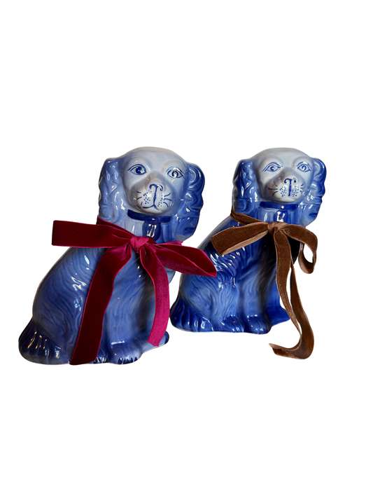 Single Blue Staffordshire Dogs