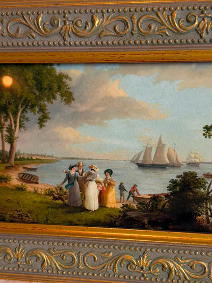 View of Delaware Framed Giclee Print